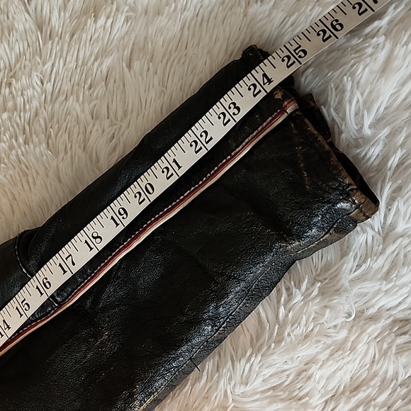 Wilson's Leather Moto Jacket Black /Brown Leather Jacket - Picture 10 of 16